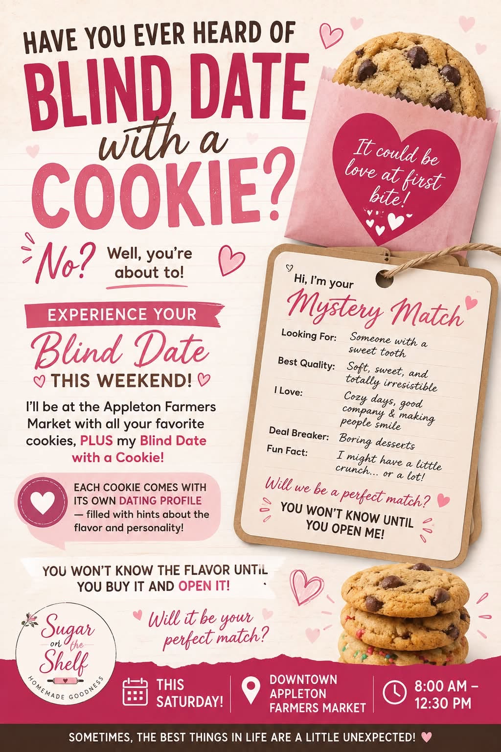 Blind Date with a Cookie Flyer